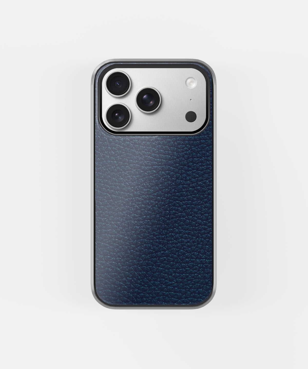 Midnight Leather Texture Phone Case.
