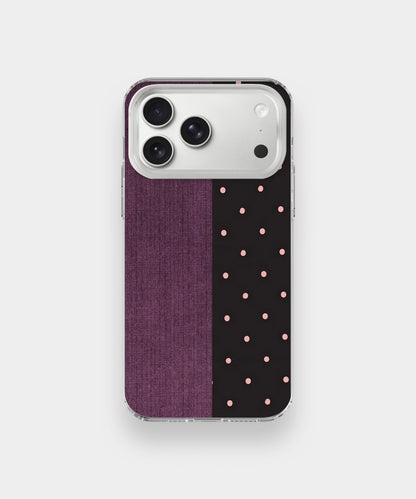 Midnight Polka Dot Phone Case.