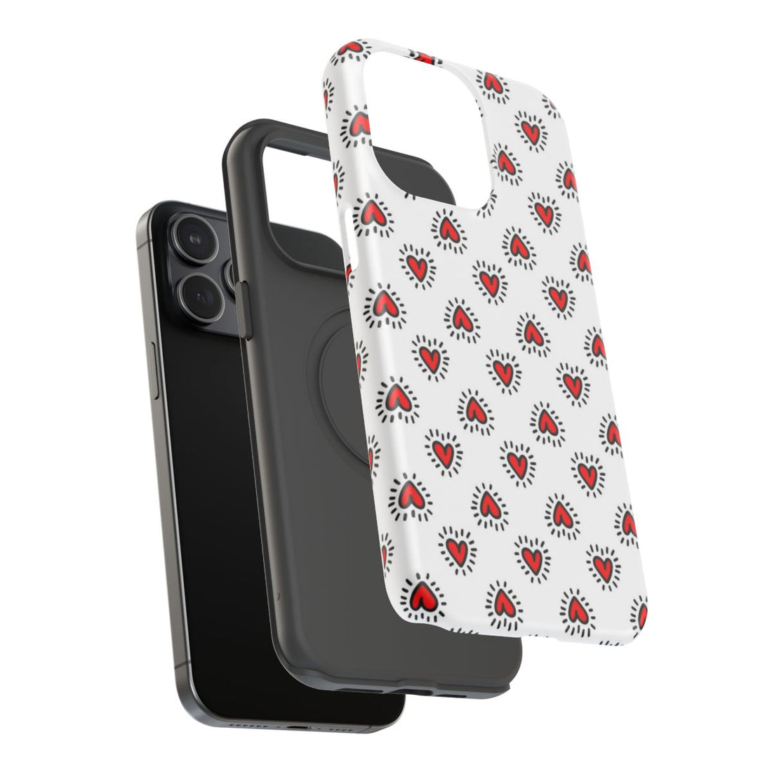 Mini Love Bomb Hearts Phone Case.