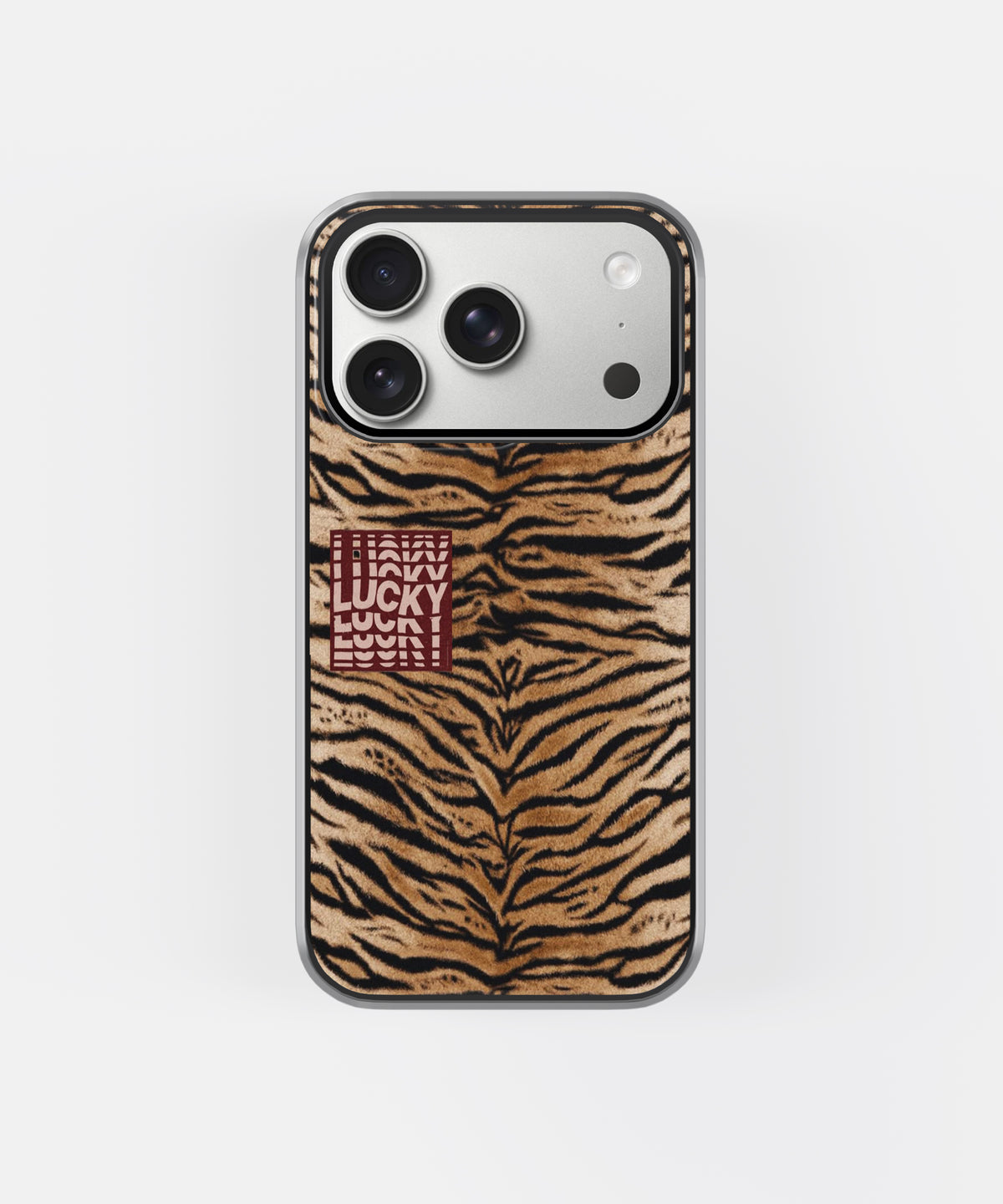 Tiger Print Lucky Phone Case.