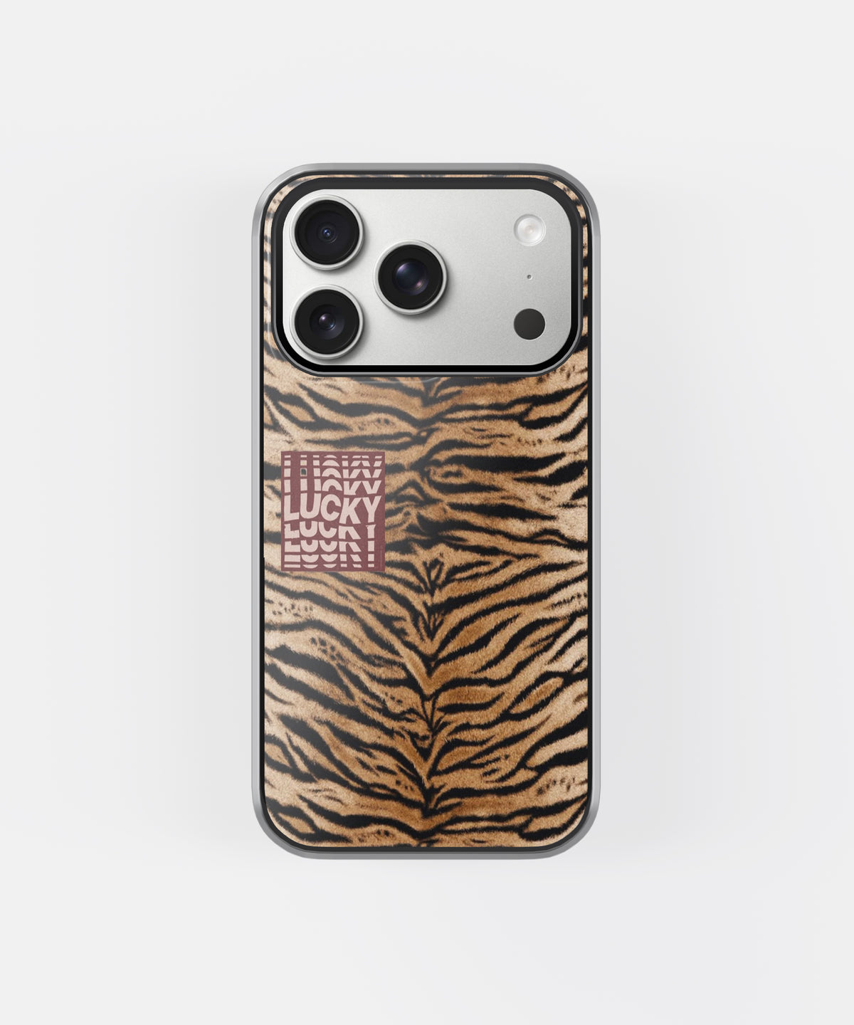 Tiger Print Lucky Phone Case.