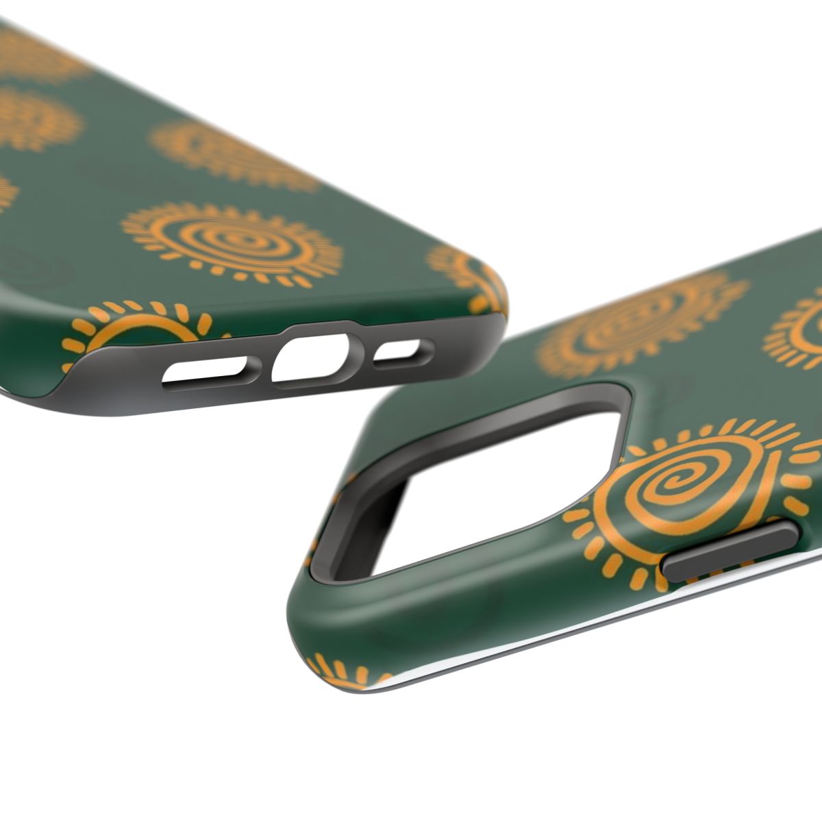 Retro Indie Sun Swirl Phone Case.
