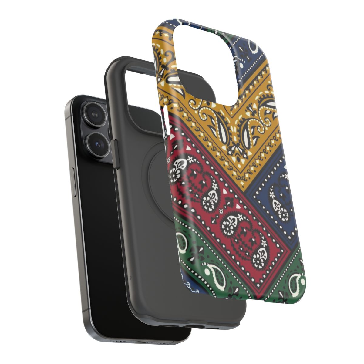 Colorblock Bandana Phone Case.