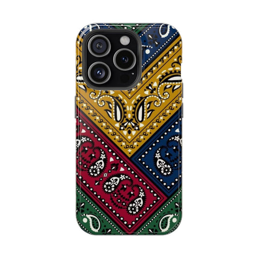 Colorblock Bandana Phone Case.
