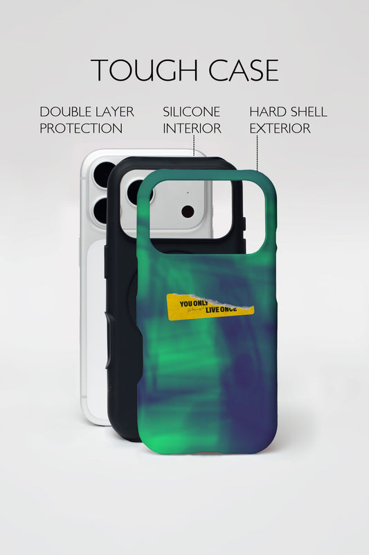 Neon Glow Quote Armoured Phone Case.