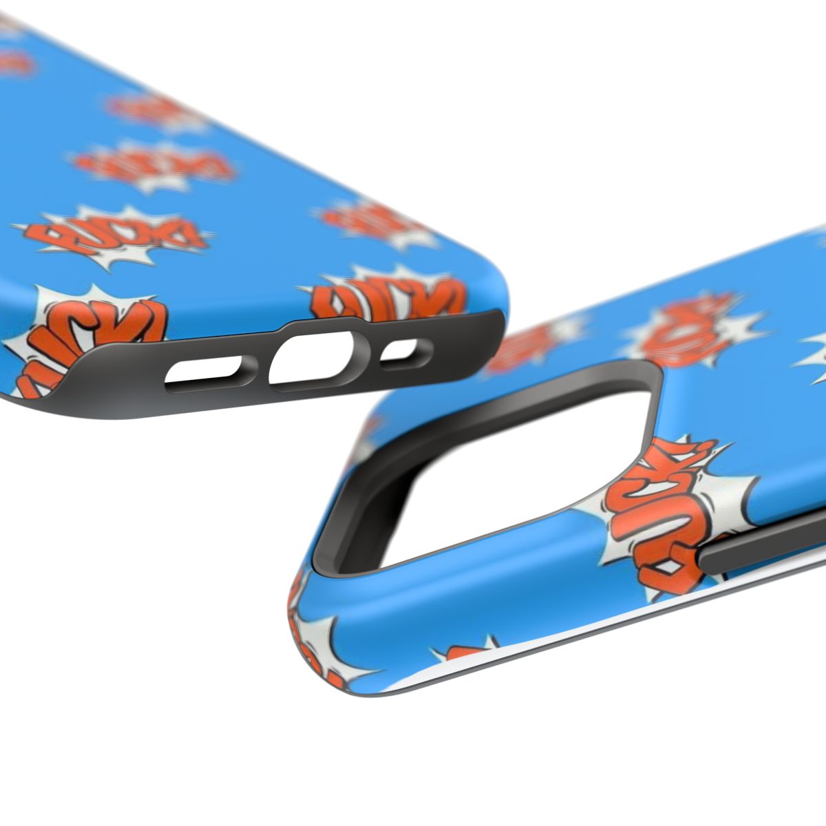 Comic Mood Blue Phone Case.