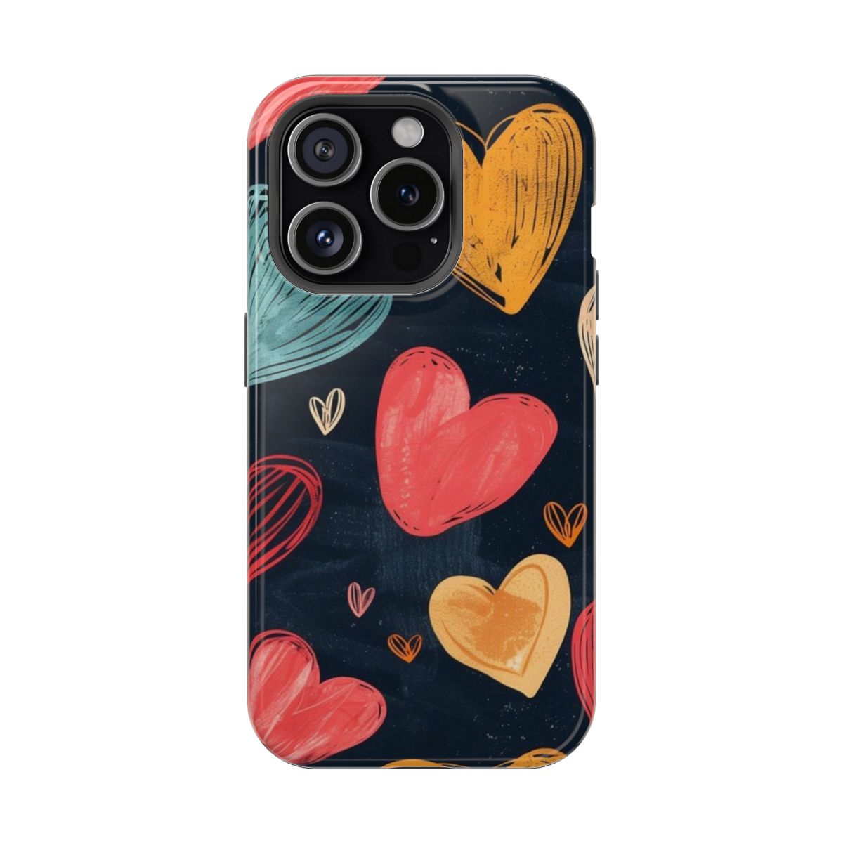 Artsy Heart Night Phone Case.