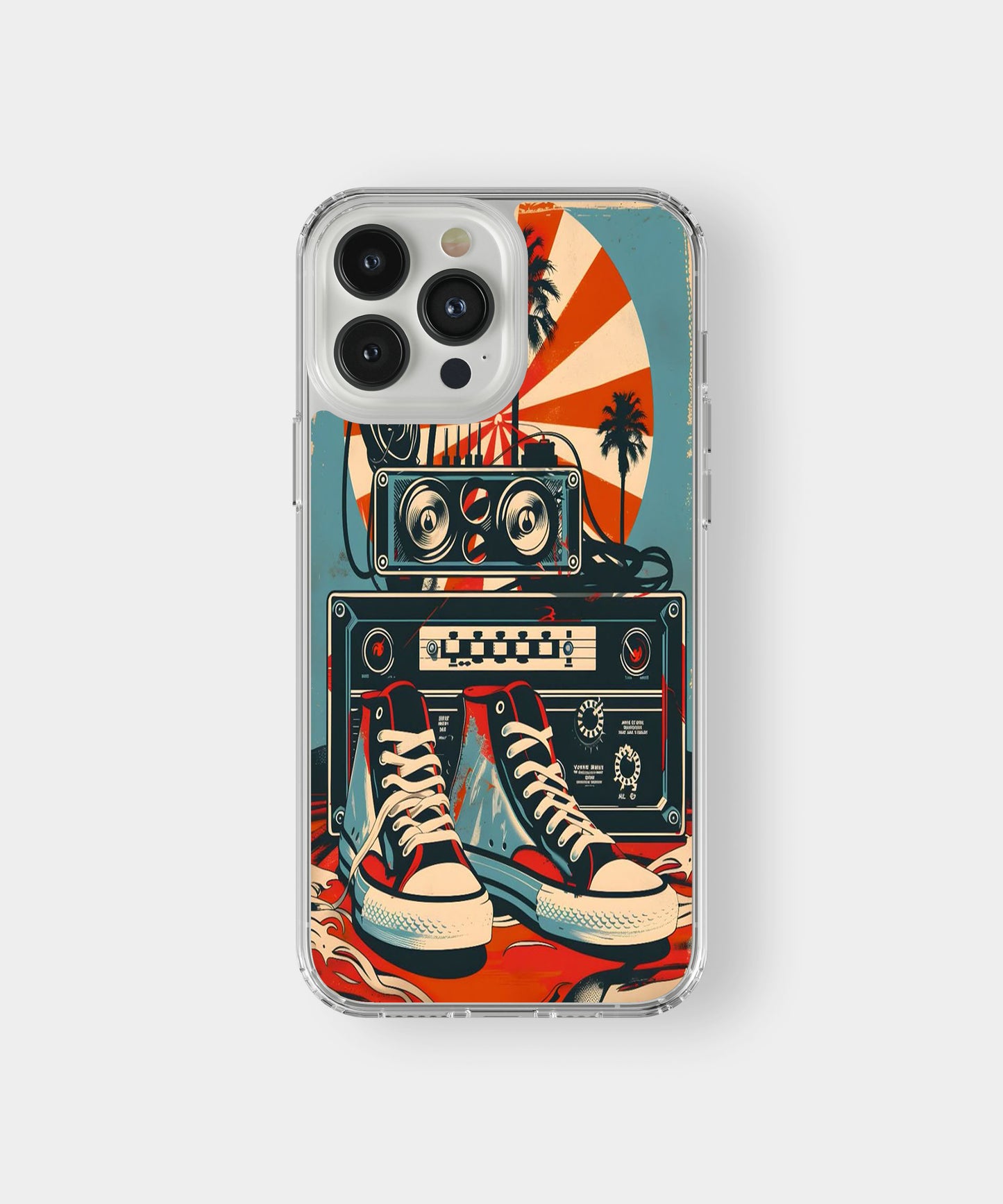 Retro Converse Boombox Phone Cae.