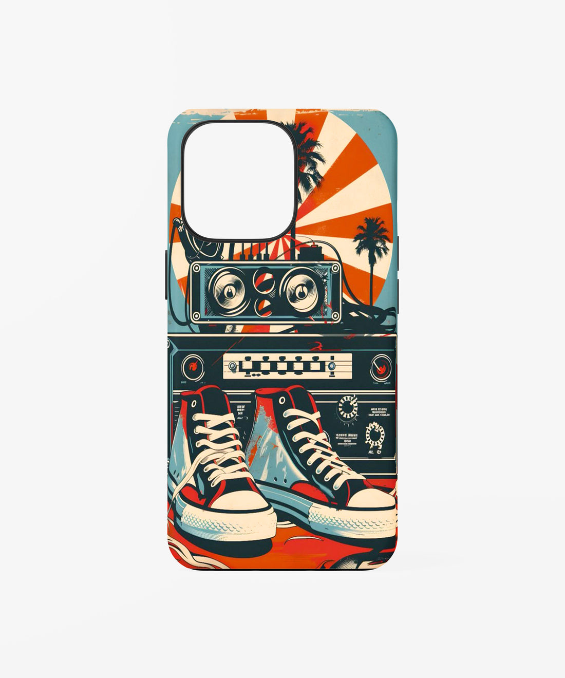 Retro Converse Boombox Phone Cae.