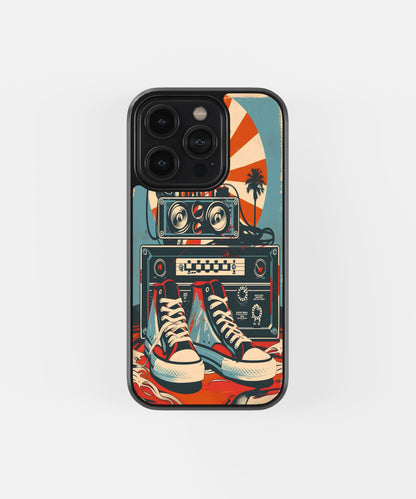 Retro Converse Boombox Phone Cae.
