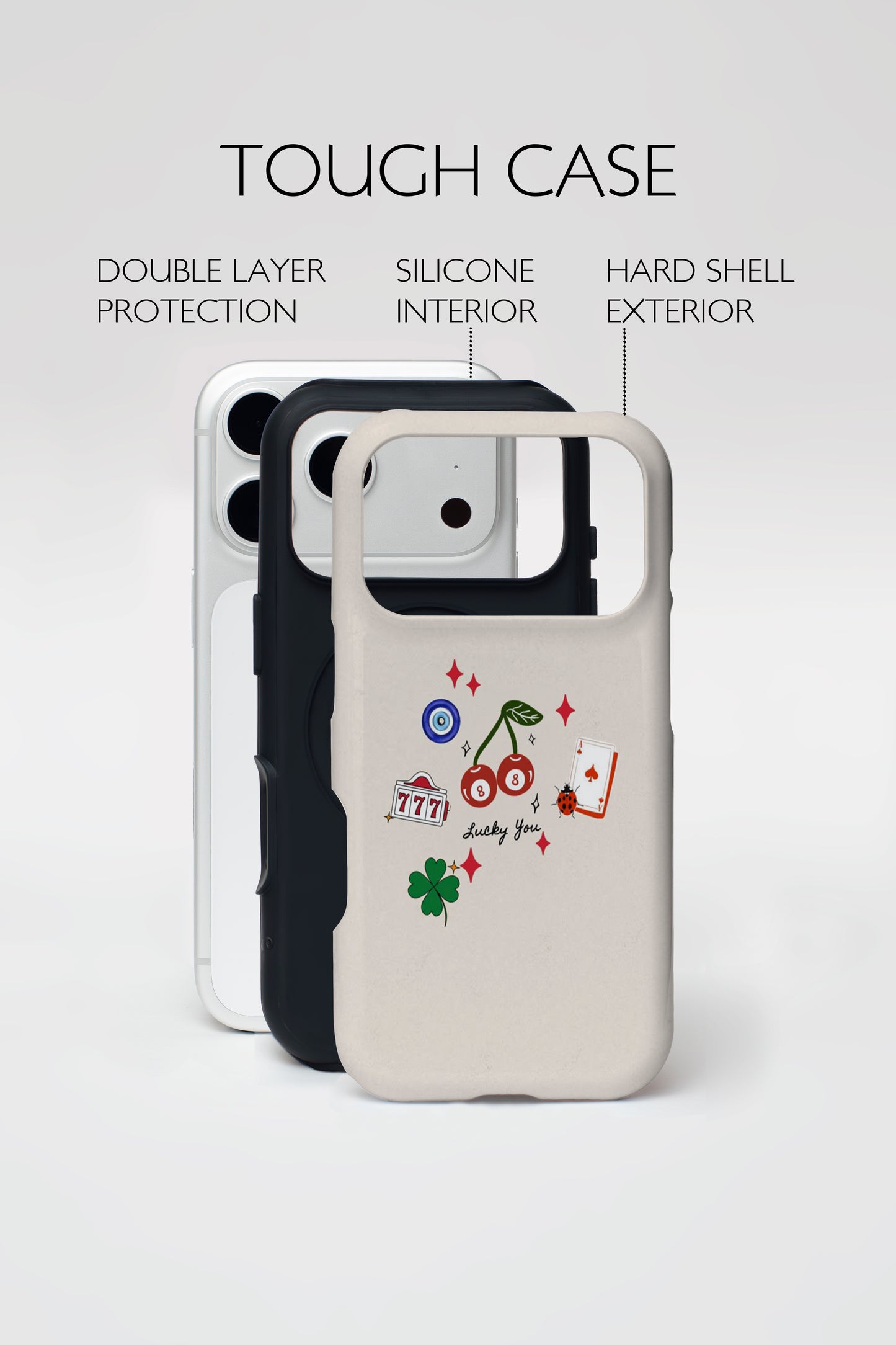 Lucky Charm Icons Armoured Phone Case.