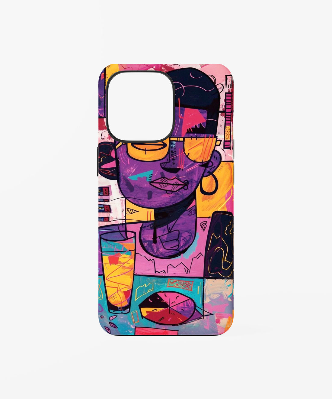 Abstract Colorblock Phone Case.