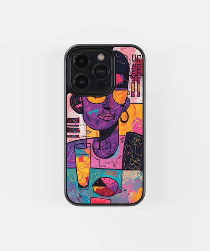 Abstract Colorblock Phone Case.