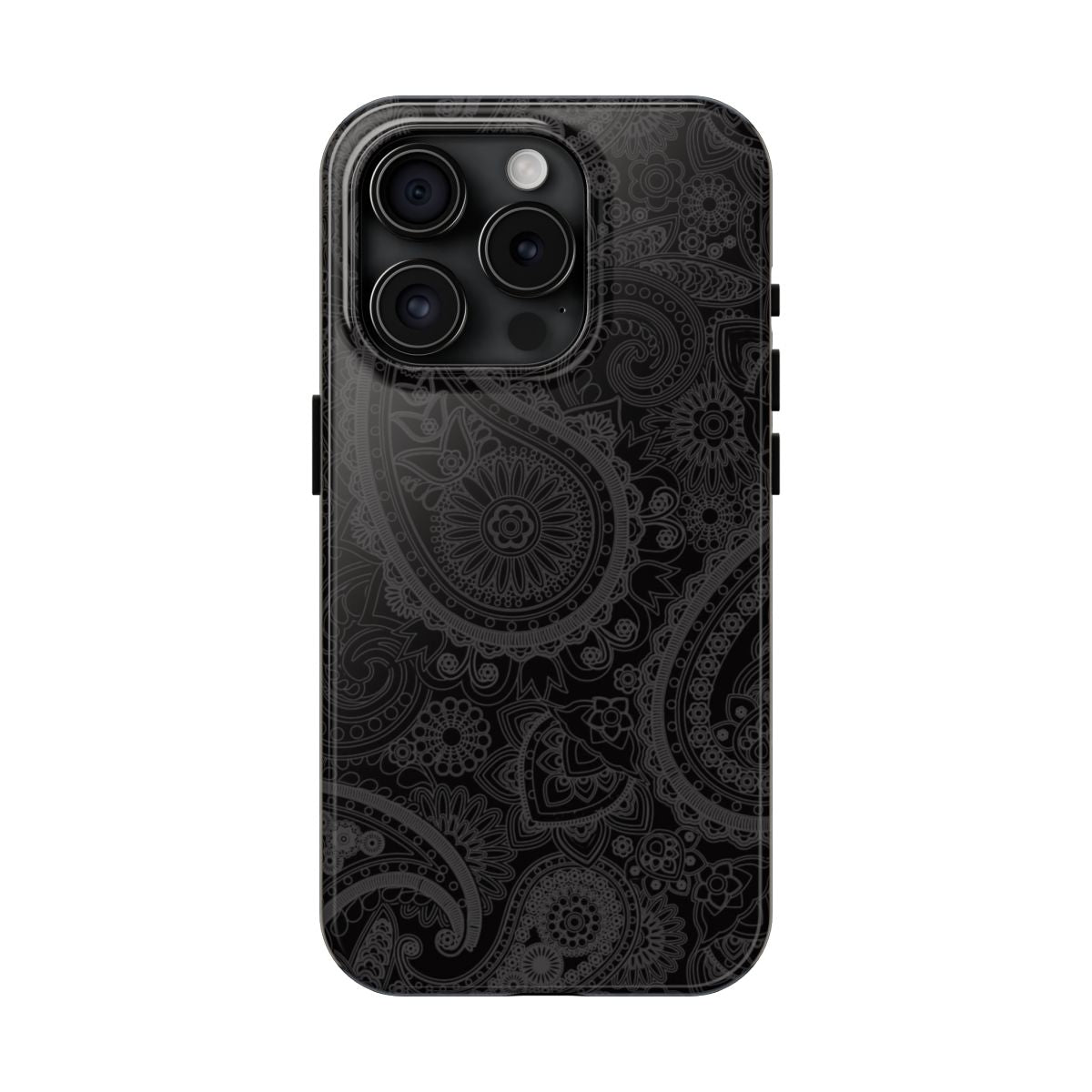 Midnight Paisley Luxe Minimal Phone Case.