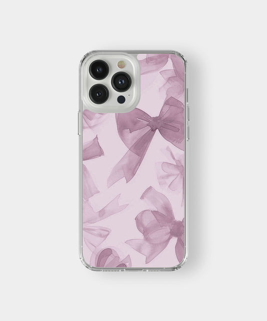 Watercolor Bow Pattern Phone Case.