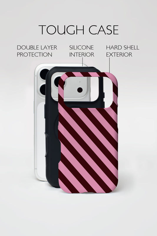 Candy Stripe Armoured Phone Case.