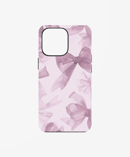 Watercolor Bow Pattern Phone Case.
