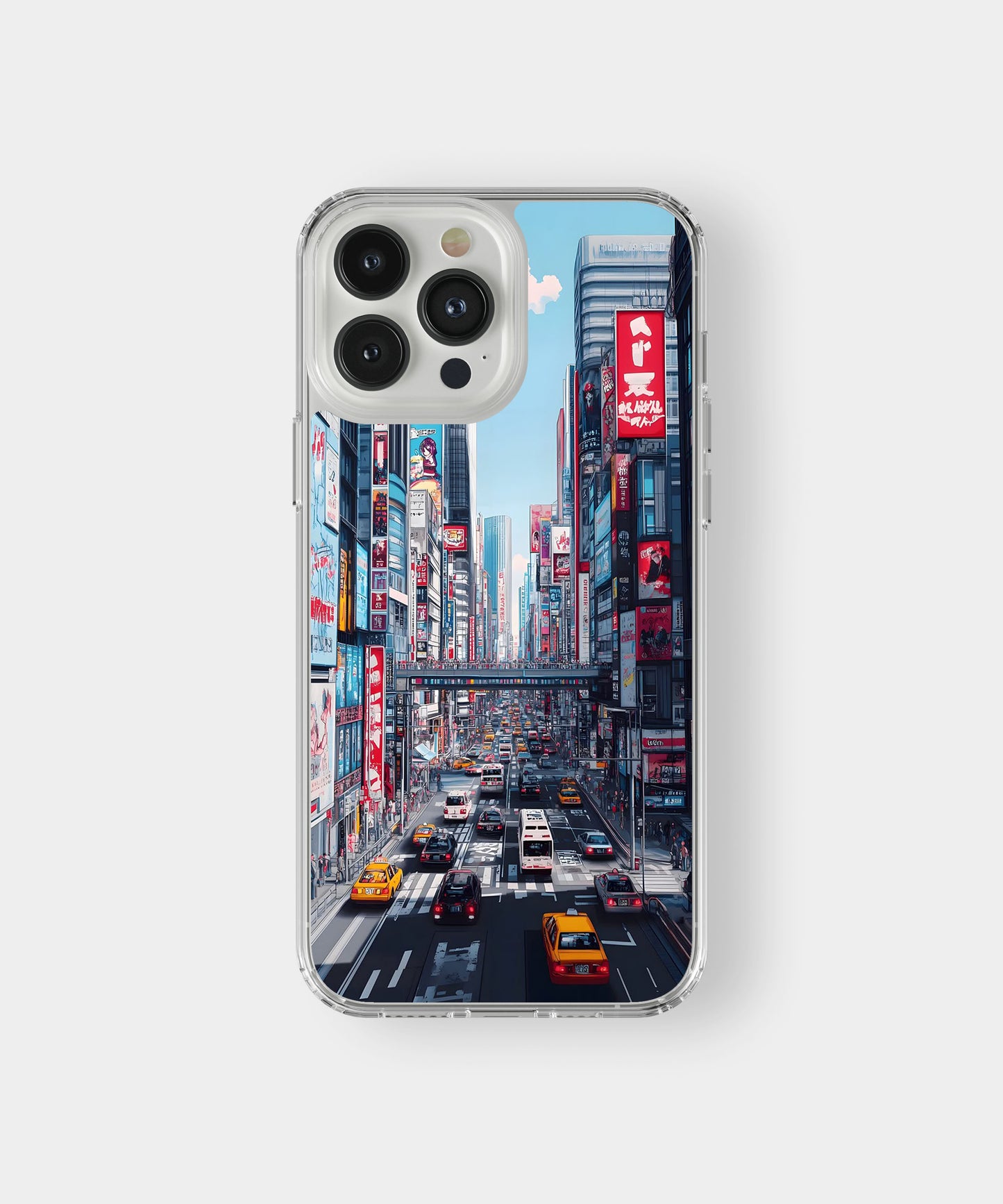 Neon City Street Phone Case.
