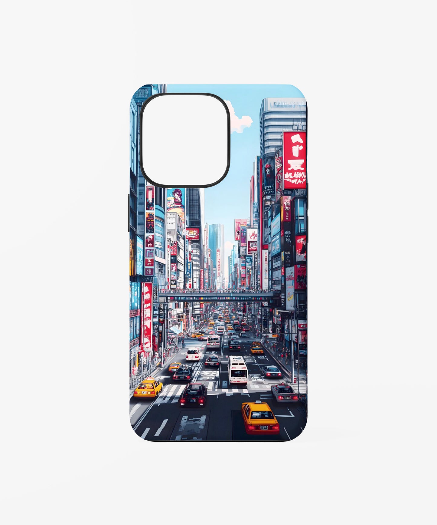 Neon City Street Phone Case.