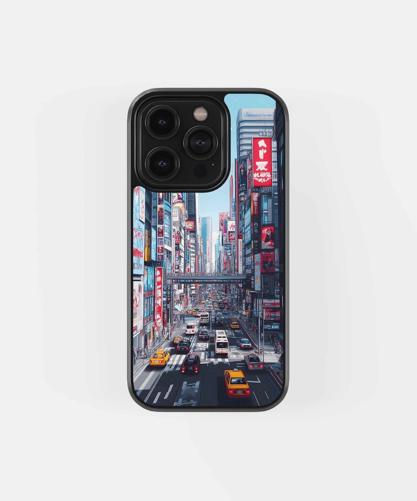 Neon City Street Phone Case.