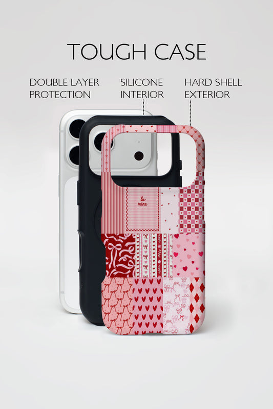 Patchwork Print Armoured Phone Case.