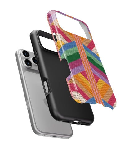 Multi Knit Pattern Armoured Phone Case.